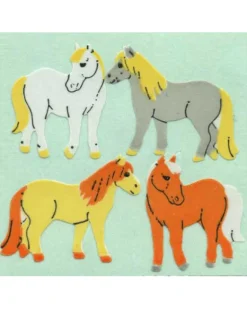 Sticker Magic Stickermagic - Tear-off Stickers - Dartmoor Ponies | Stickers, Stationery & Scrapbooking