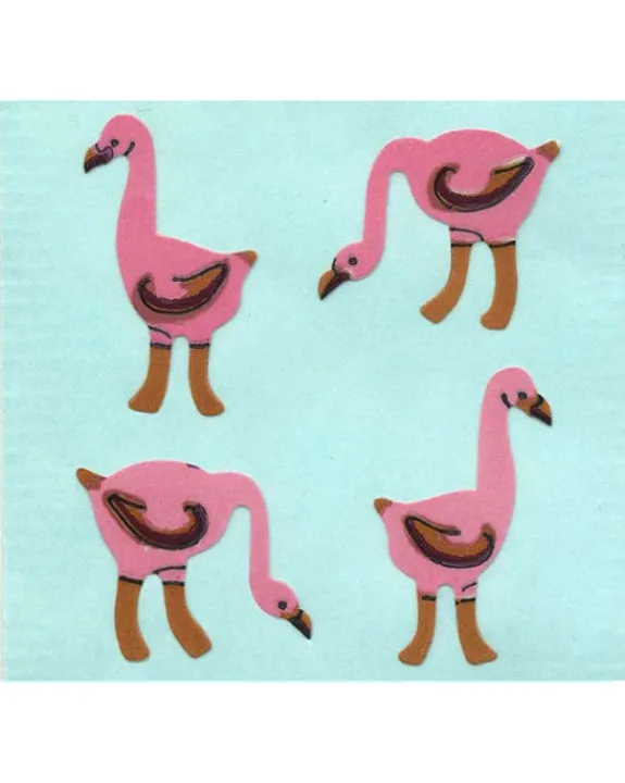 Sticker Magic Stickermagic - Tear-off Stickers - Flamingoes | Stickers, Stationery & Scrapbooking
