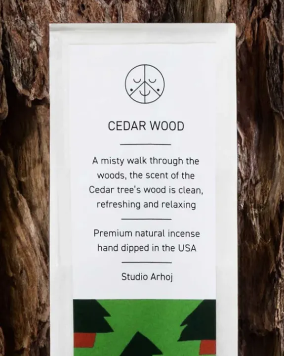 Studio Arhoj - Incense - Cedar | Incense & Holders | Fragrances