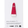 Studio Arhoj - Metal Pin: Series #2 - Cherry Glitter Ghost | Pins & Patches