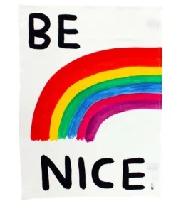 Third Drawer Down - Be Nice Tea Towel X David Shrigley | Keyrings & Bag Charms | Tea Towels & Oven Mitts
