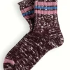 Thunders Love - Athletic Collection - Burgundy and Pink Socks | Socks