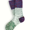 Thunders Love - Charlie Collection - Green and Purple | Socks