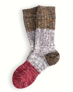 Thunders Love - Charlie Collection - Red and coffee | Socks