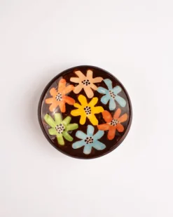 Togetherness design - Ceramic Dish Mini - Brown Floral | Fun Things For The Kitchen | Ceramics & Glass