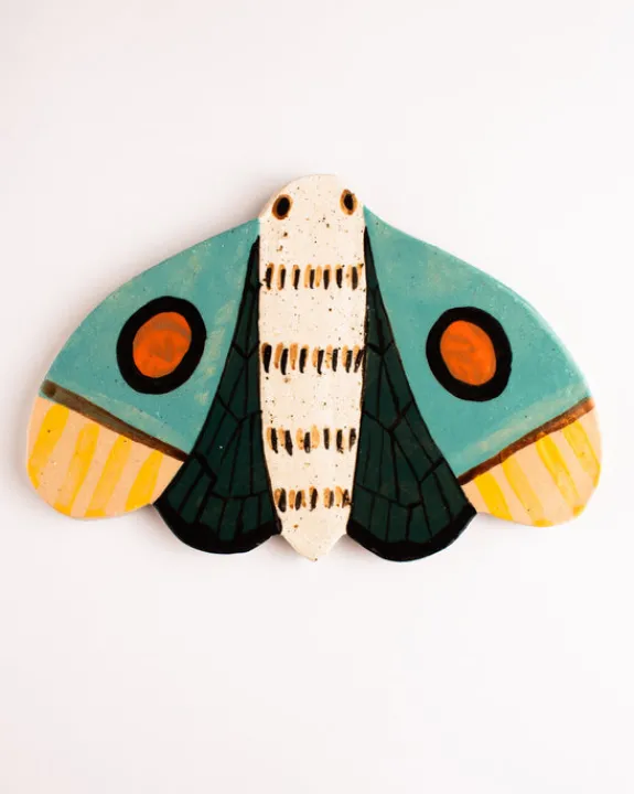 Togetherness design - Midnight Moth Wall Hanging 1 | Ceramics & Glass