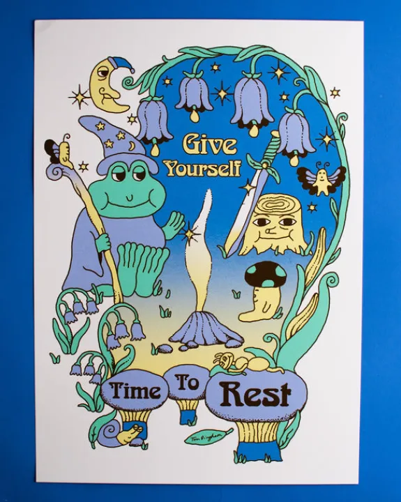Tom Bingham - A3 print - Time To Rest | Art & Prints