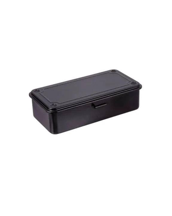 Toyo - Trunk Shape Steel Stackable Toolbox T-190 - Black | Stickers, Stationery & Scrapbooking