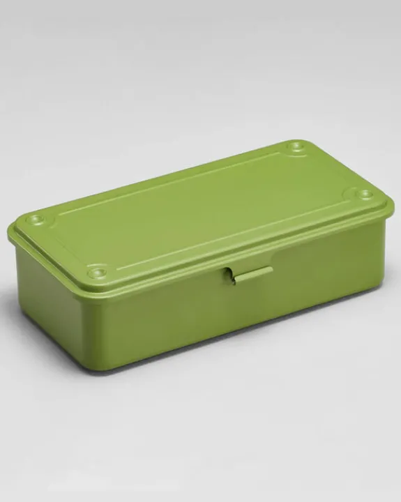 Toyo - Trunk Shape Steel Stackable Toolbox T-190 - Tea Green | Storage & Organisation