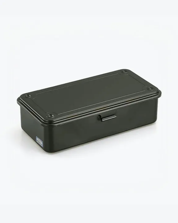 Toyo - Trunk Shape Steel Stackable Toolbox T-190 - Military Green | Storage & Organisation