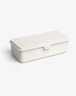 Toyo - Trunk Shape Steel Stackable Toolbox T-190 - White | Storage & Organisation