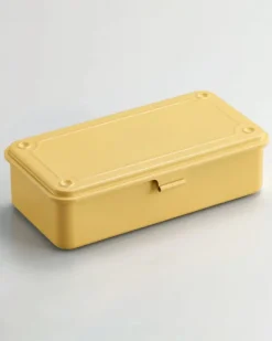 Toyo - Trunk Shape Steel Stackable Toolbox T-190 - Butter Yellow | Storage & Organisation