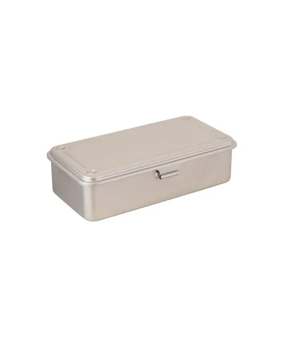 Toyo - Trunk Shape Steel Stackable Toolbox T-190 - Silver | Stickers, Stationery & Scrapbooking