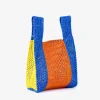 VERLOOP | knits Verloop Knits - Raffia Crochet Mini Bag - Cobalt Yellow | Scarves | Bags