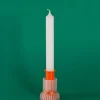 Warren u0026 Laetitia Warren & Laetitia - Double Candle Holder -Tall - Orange | Candles & Holders