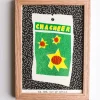 we are out of office - FRAMED Riso Print - A Colourful Bag of Sunflower Seeds | Art & Prints | Home Decor