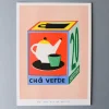 we are out of office - Riso Print - A box of 20 bags of tea | Art & Prints