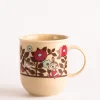 Moomin Yamaka - Vintage Flowers Mug - Tan | Fun Things For The Kitchen | Mugs & Glasses