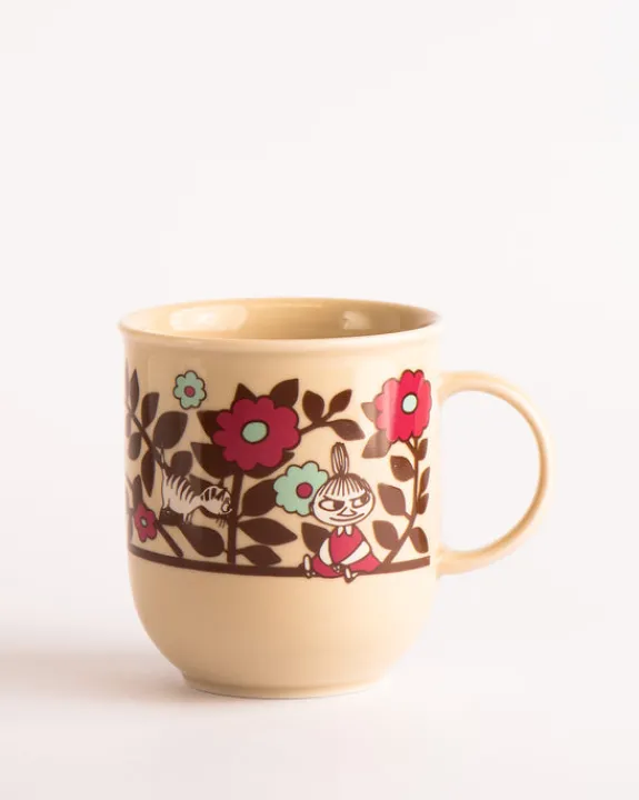 Moomin Yamaka - Vintage Flowers Mug - Tan | Fun Things For The Kitchen | Mugs & Glasses