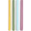 Yod and Co - Stripes Dinner Candles - Mixed Set - White Lights 1 | Tableware | Candles & Holders