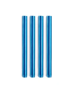 Yod and Co - Stripes Dinner Candles - Navy & Aqua Blue | Candles & Holders | Home Decor